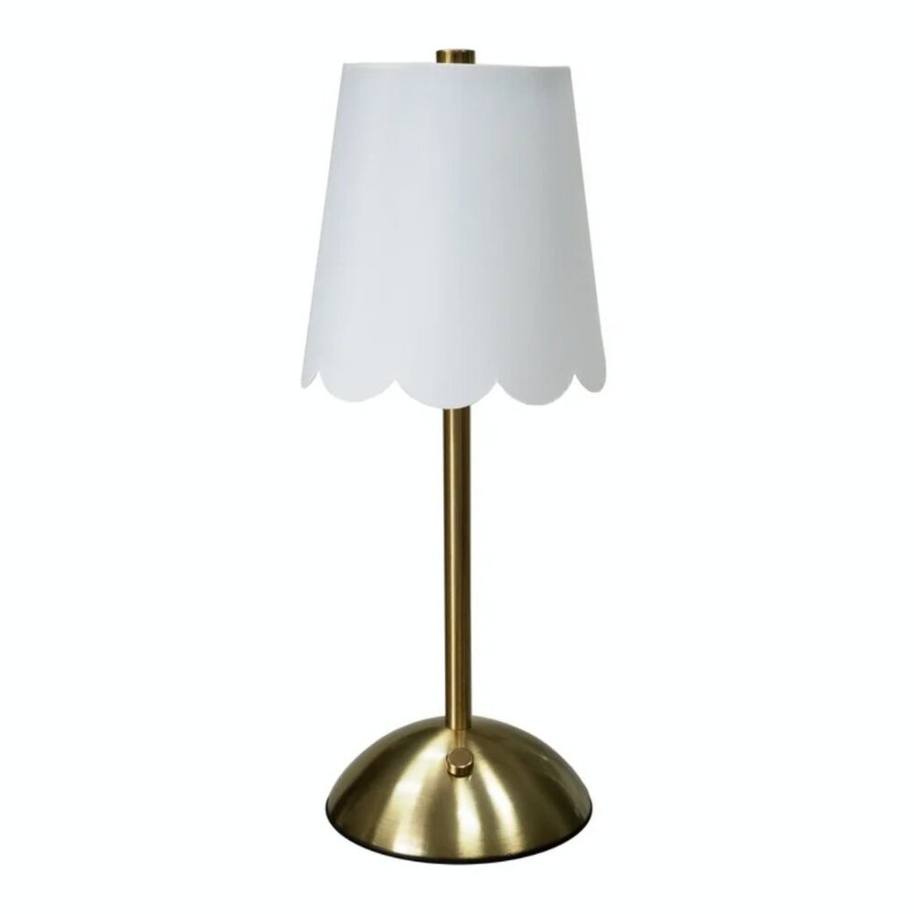 Sterling & Noble Home Cordless Rechargeable Brass Table Lamp